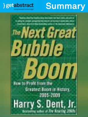 cover image of The Next Great Bubble Boom (Summary)